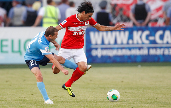 Debut con gol de Tino Costa en la liga rusa con el Spartak de ...