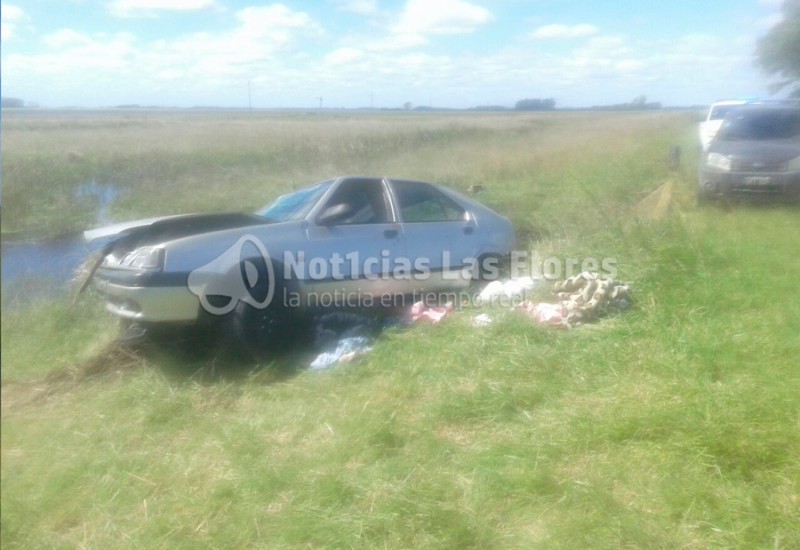 Tres heridos por accidente en la Ruta Provincial N° 30, uno de gravedad