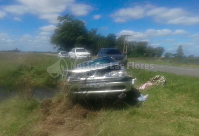 Tres heridos por accidente en la Ruta Provincial N° 30, uno de gravedad
