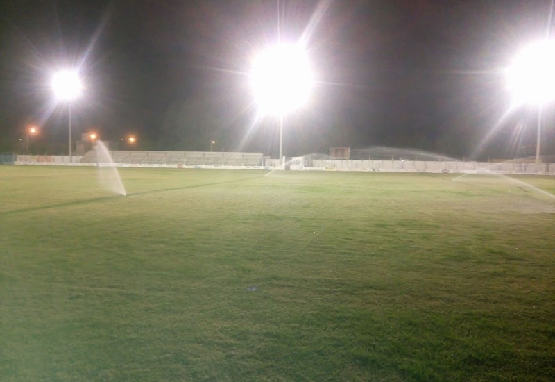 El Club Ferrocarril Roca inauguró el riego artificial de la cancha principal