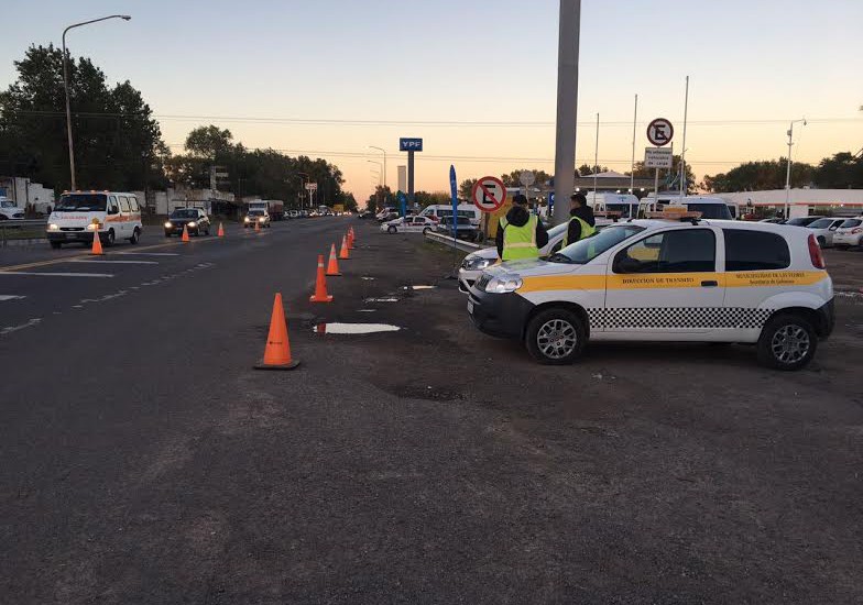 Operativos de la Policía de Seguridad Vial Las Flores
