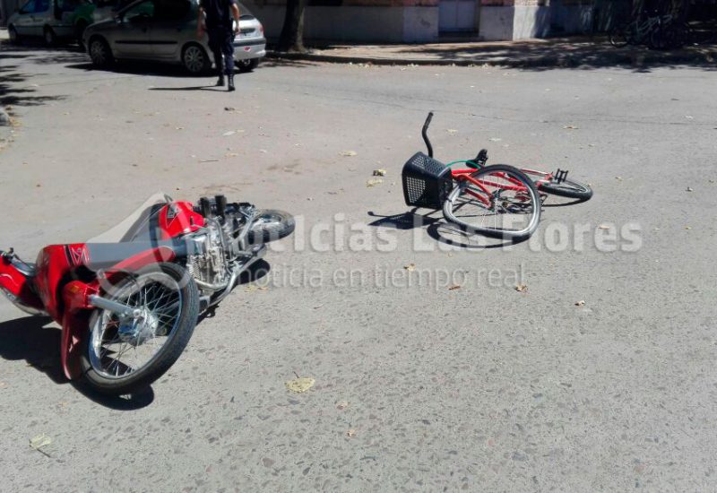 Accidente de tránsito en Avenida Carmen y Las Heras