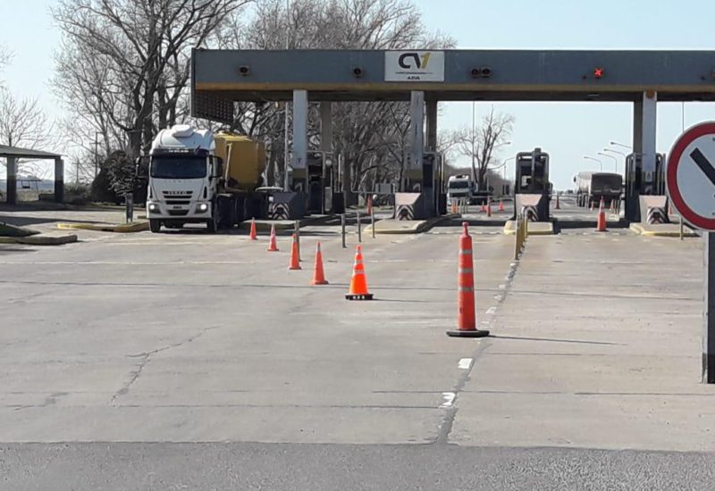 Dejó de funcionar el peaje de la Ruta 3 que está en Parish