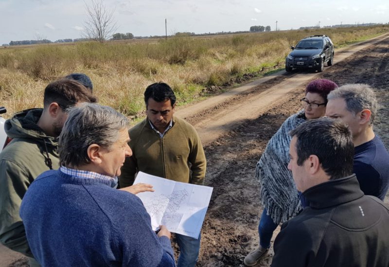 El director de Asuntos Agrarios y concejales recorrieron caminos rurales