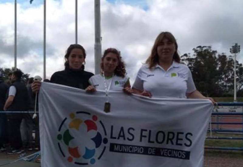 Victoria Castro de atletismo especial en Tierra del Fuego y Agustín Montalbetti en el selectivo de paracanotaje