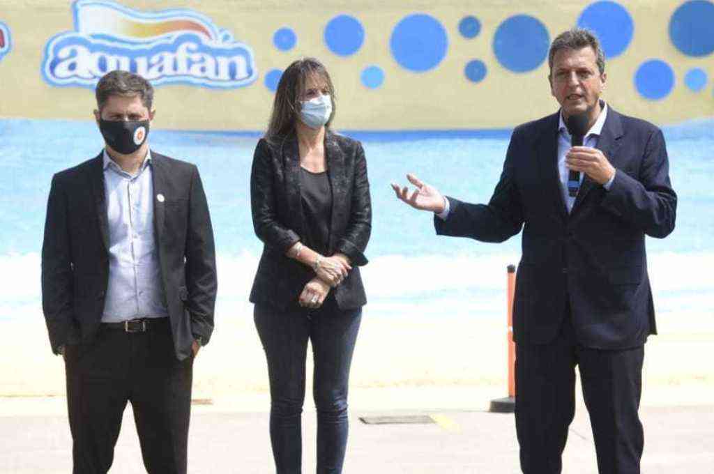 Massa y Kicillof reabrieron el Parque de la Costa tras su rescate