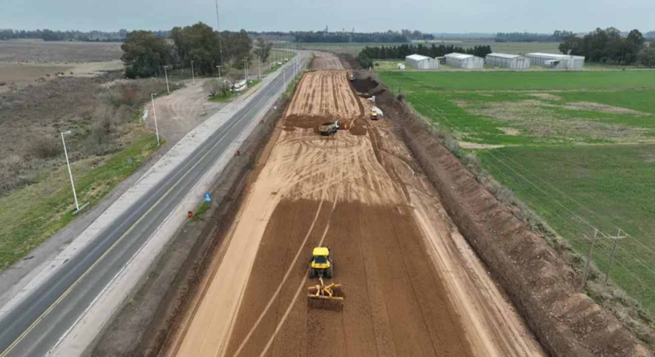 Avanza la construcción de la autovía sobre la Ruta 3 en el tramo Monte-Gorchs.